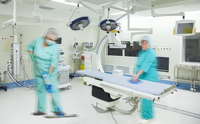 sala operatoia pulizia